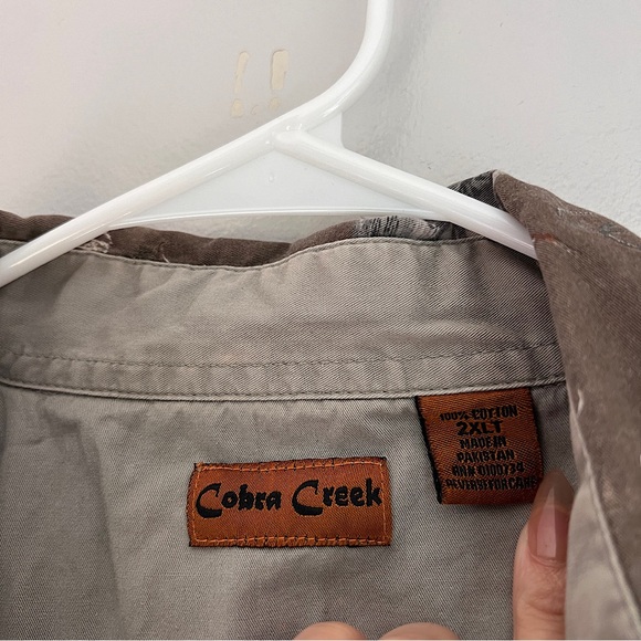 Vintage Cobra Creek Fishing Button Up T-Shirt - Picture 3 of 8